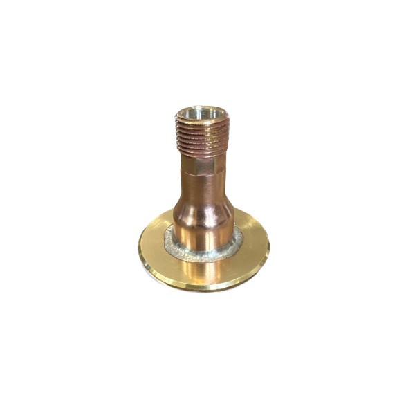 2" Tri- clamp to 1/2" threaded nipple