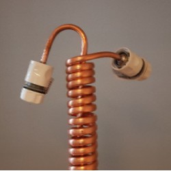 Quick connectors for top condenser